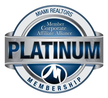 Miami Realtors Platinum Membership Badge